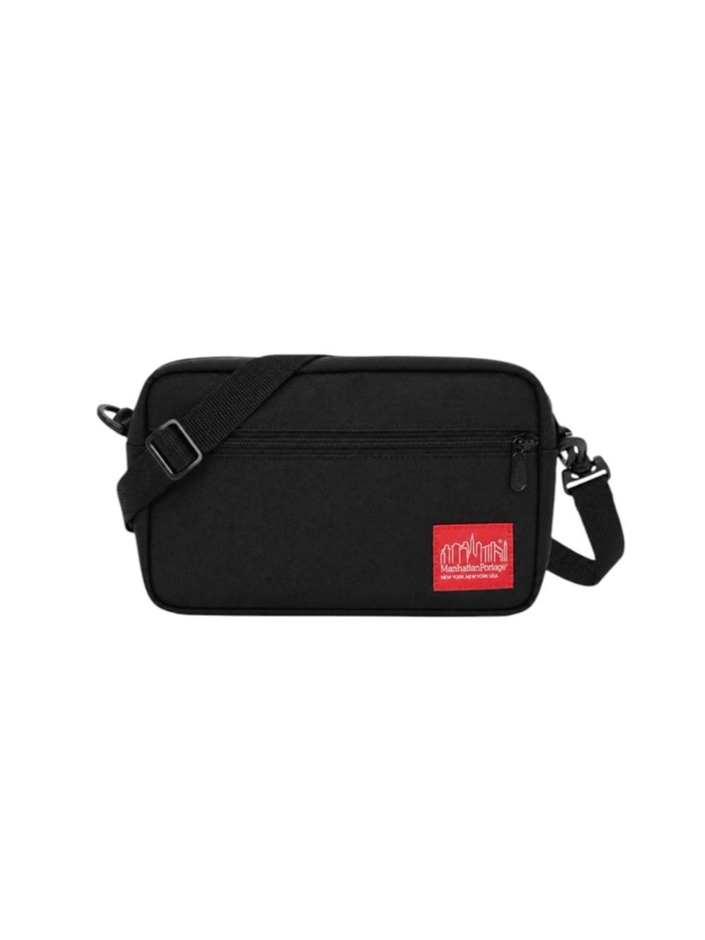 NWT Manhattan Portage Unisex Large Black Jogger Crossbody Bag Water Resistant